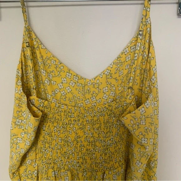 GAP Sunlit Yellow Floral Mini Dress - Picture 7 of 7